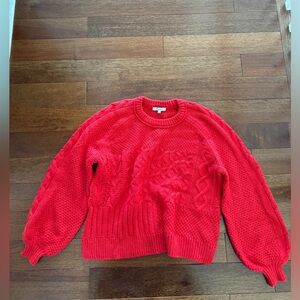 Madewell cable knit sweater size small